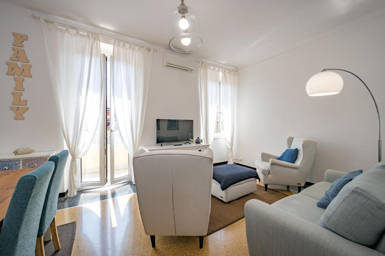 Apartament Joivy Penthouse Flat With Terrace Genua Zewnętrze zdjęcie