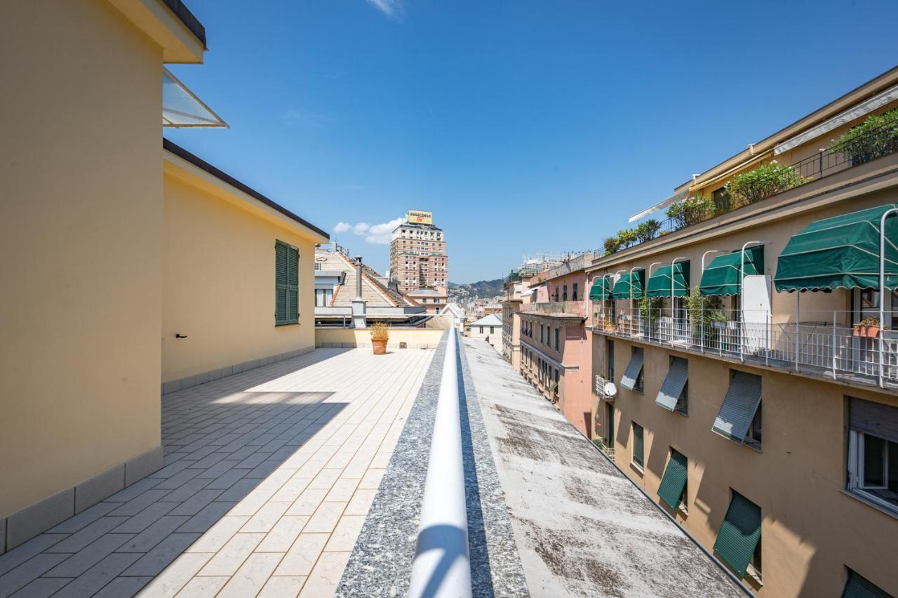 Apartament Joivy Penthouse Flat With Terrace Genua Zewnętrze zdjęcie