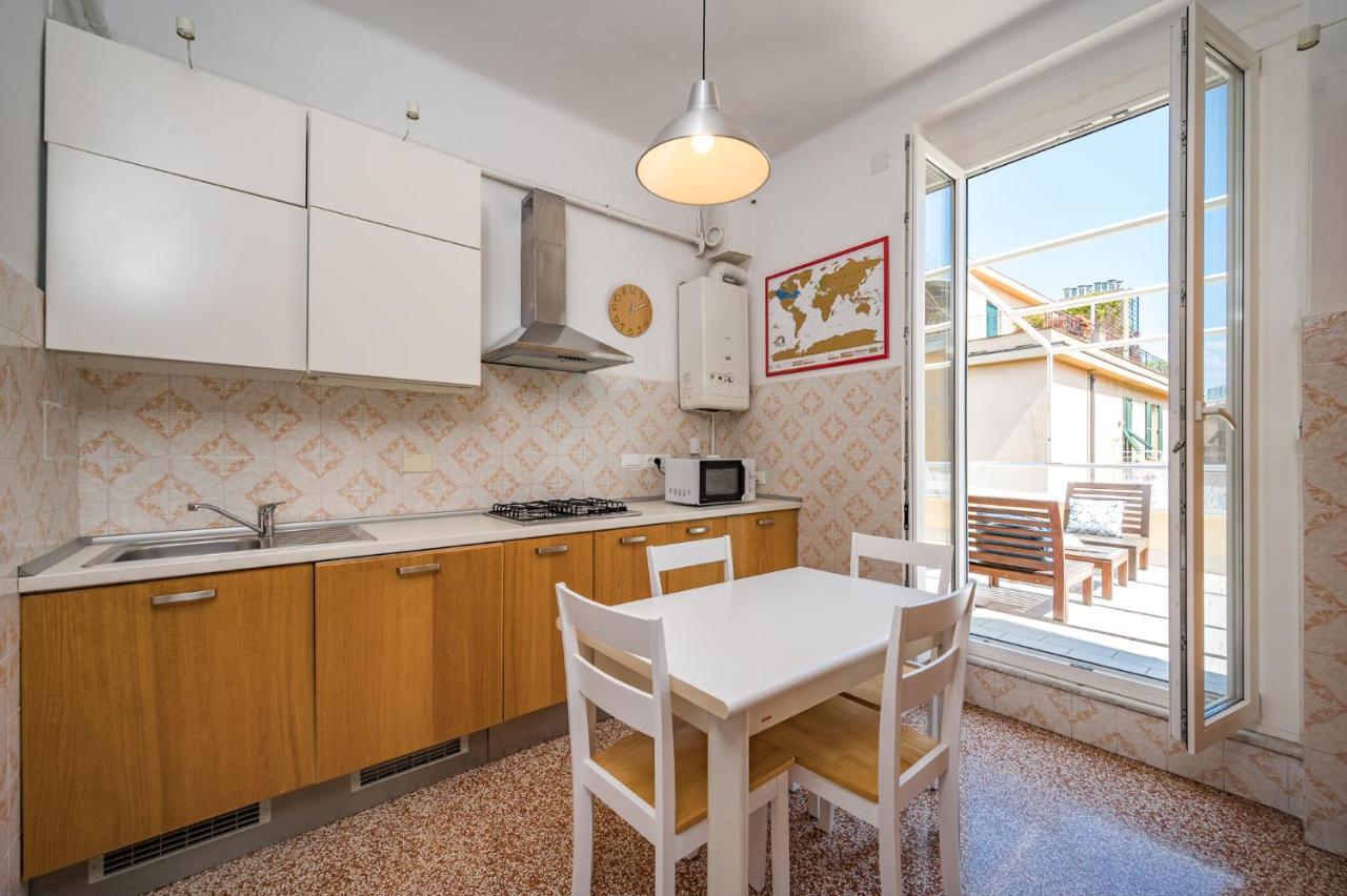 Apartament Joivy Penthouse Flat With Terrace Genua Zewnętrze zdjęcie